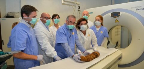 Per la prima volta in Tac mummie egizie di animali